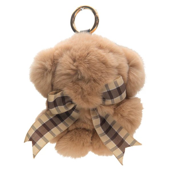 Fluffy Bear Keyring