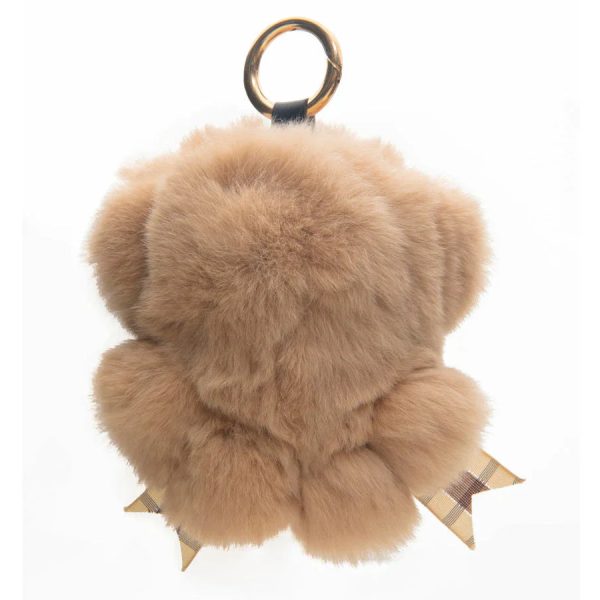 Fluffy Bear Keyring